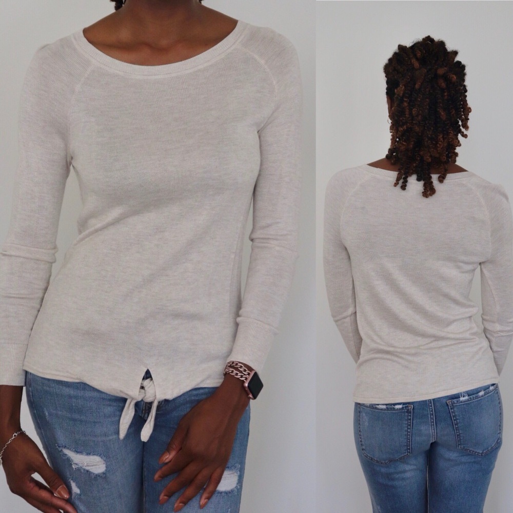 14th and Union front tie shirt || size Small